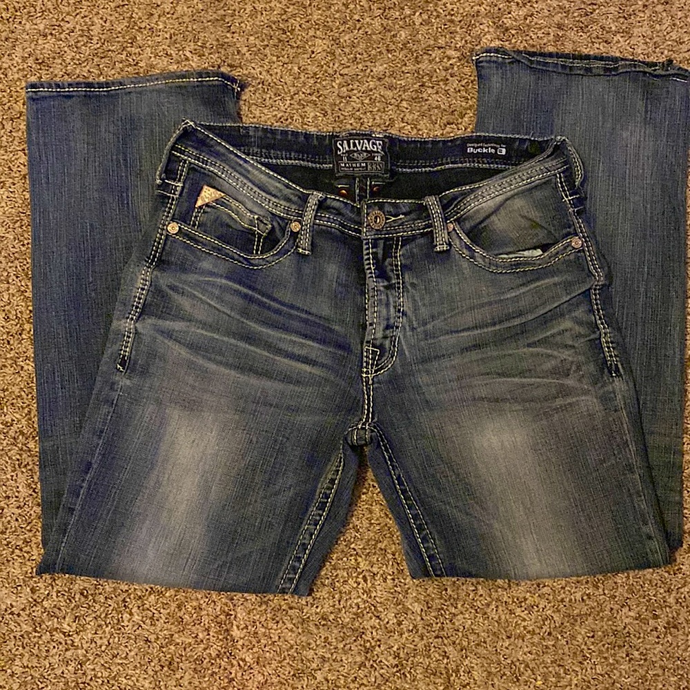 Men’s Buckle Salvage Mayhem Jeans 33S